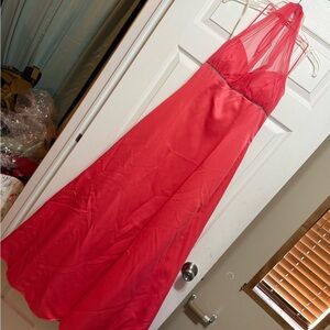 Elegant Red Evening Gown